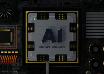 a computer chip with the letter ai on it